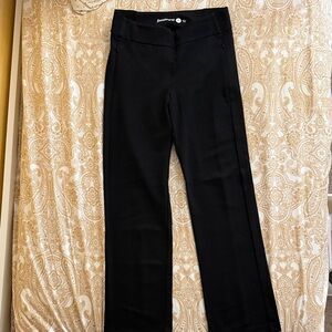 Betabrand 2 pocket Classic Black Straight Leg Yoga Style Dress Pants